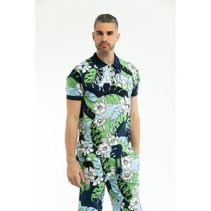 Moschino Multicolor Cotton Polo Men's Shirt